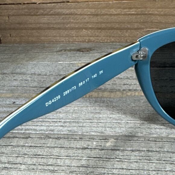 DOLCE & GABBANA DG 4239 2891/173 56 17 140 3N Brown Red Sunglasses Frames Only - Picture 5 of 7